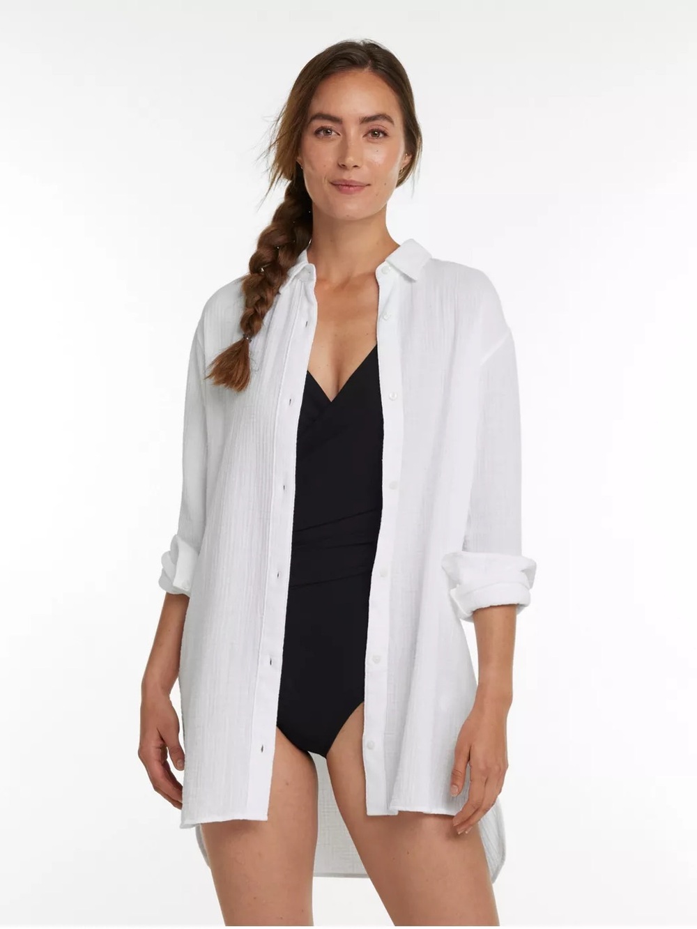 Women's Cloud Gauze Cover-Up Shirt